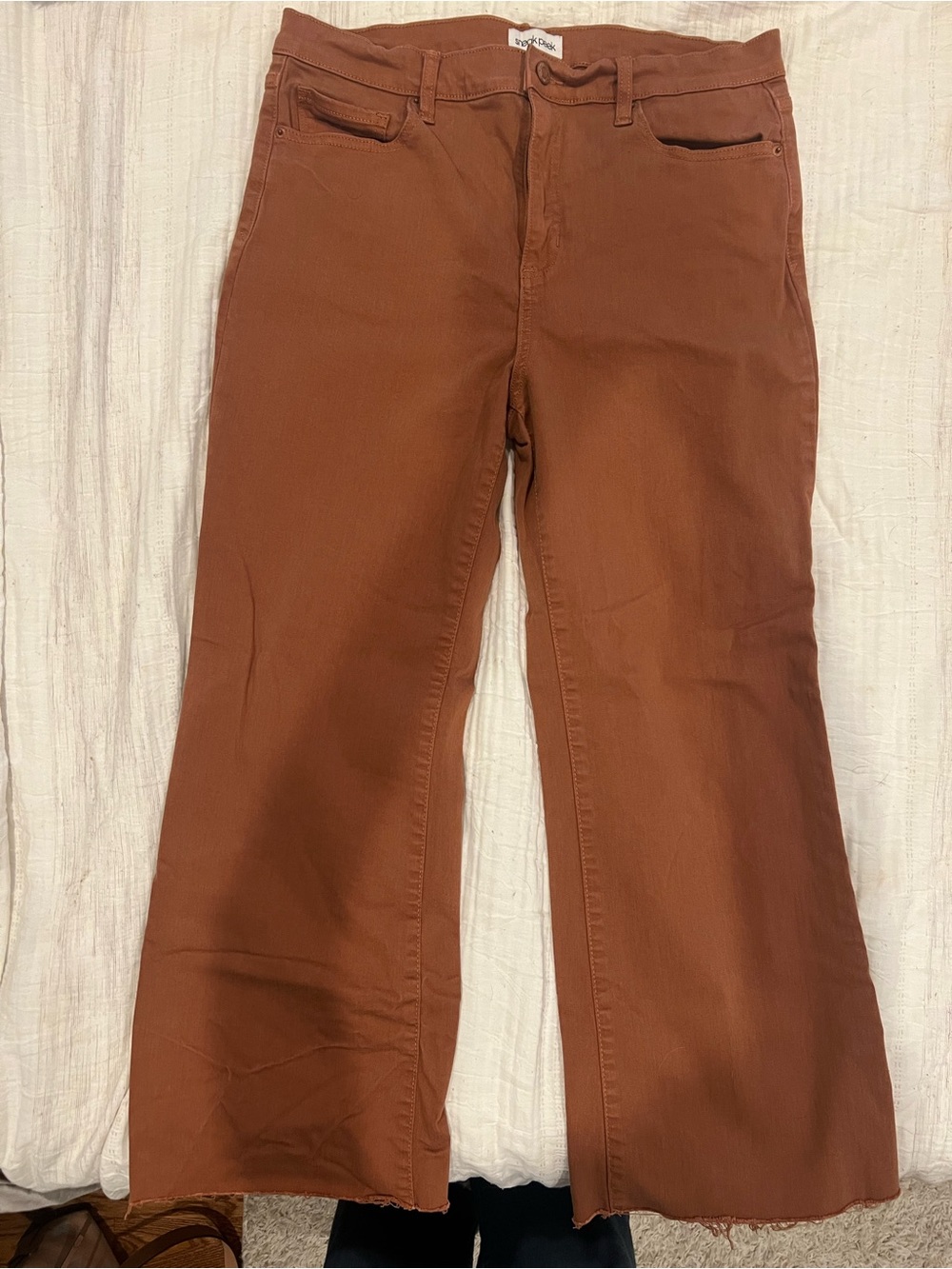 Women’s Wide-Leg Jeans in Rust by Sneak Peek - Picture 3 of 7